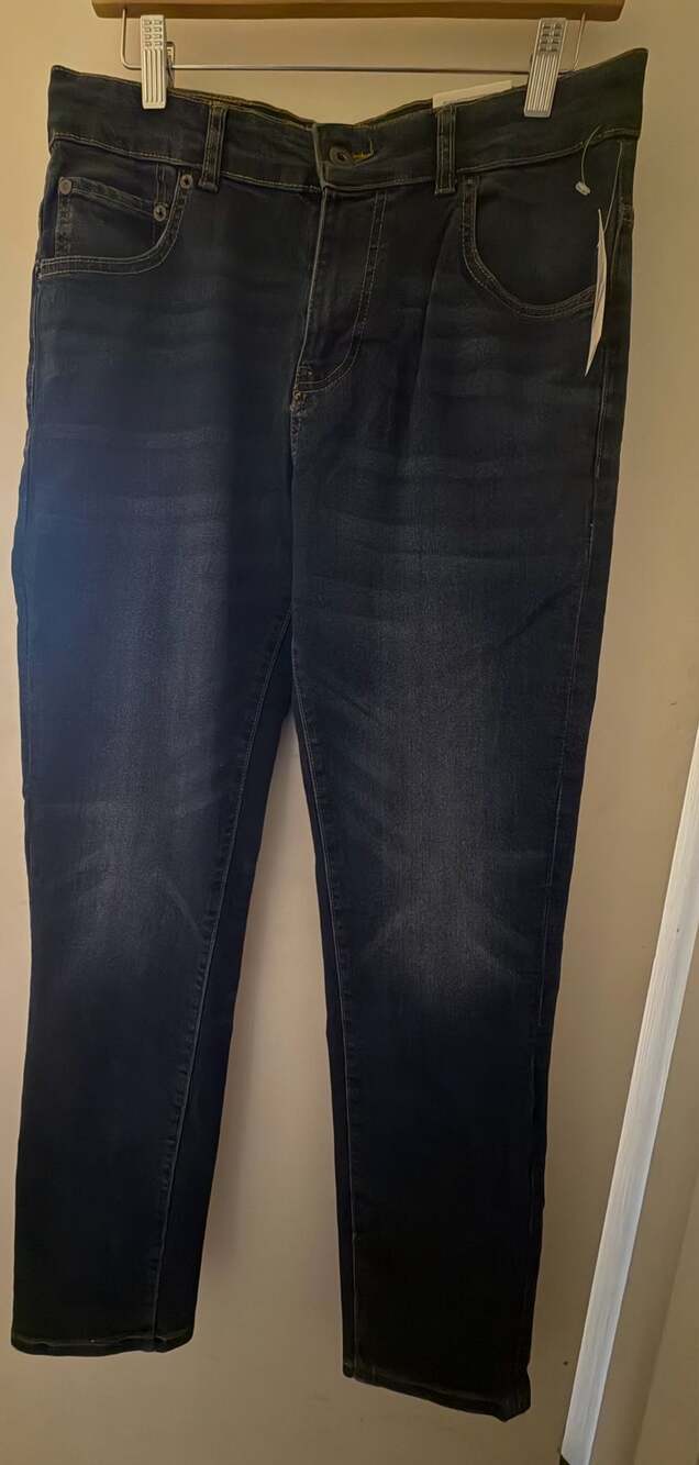 Lucky Brand Authentic Skinny Stretch Jeans Size 18 Dark Wash Denim